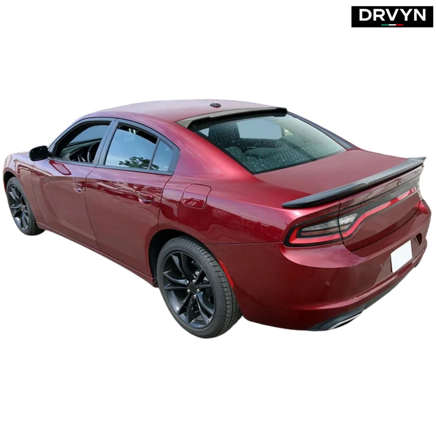 15-23 DODGE CHARGER REDEYE STYLE GLOSS BLACK TRUNK + REAR WINDOW ROOF SPOILER - photo 4 - Drvyn
