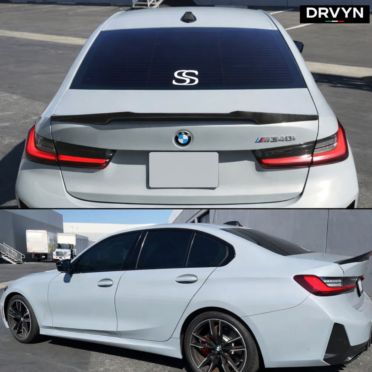 DRVYN 2023-26 BMW G20 G80 G42 G87 G82 M3 M4 M2 REAL CARBON FIBER ANTENNA COVER CAP - photo 3 - Drvyn