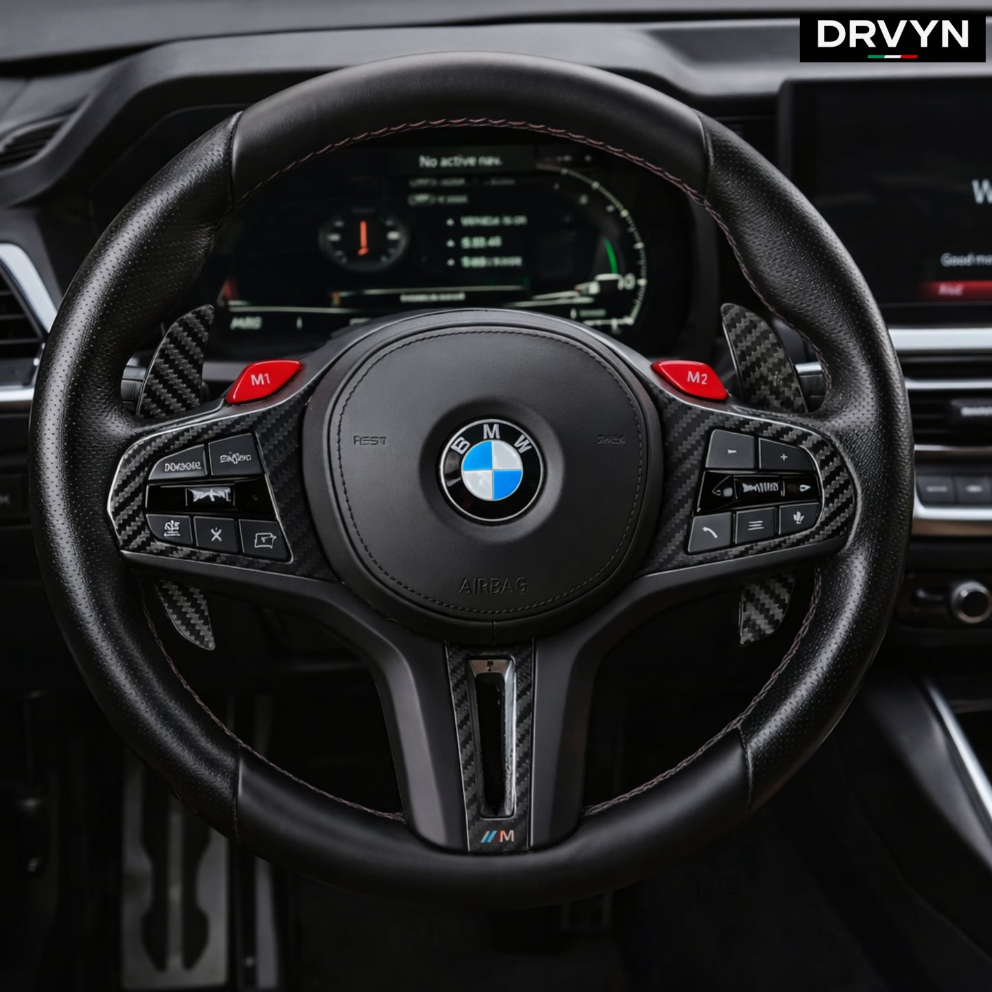DRVYN BMW G20 G22 G87 G80 G82 F95 Carbon Fiber Replacement Magnetic Paddle Shifter - photo 3 - Drvyn