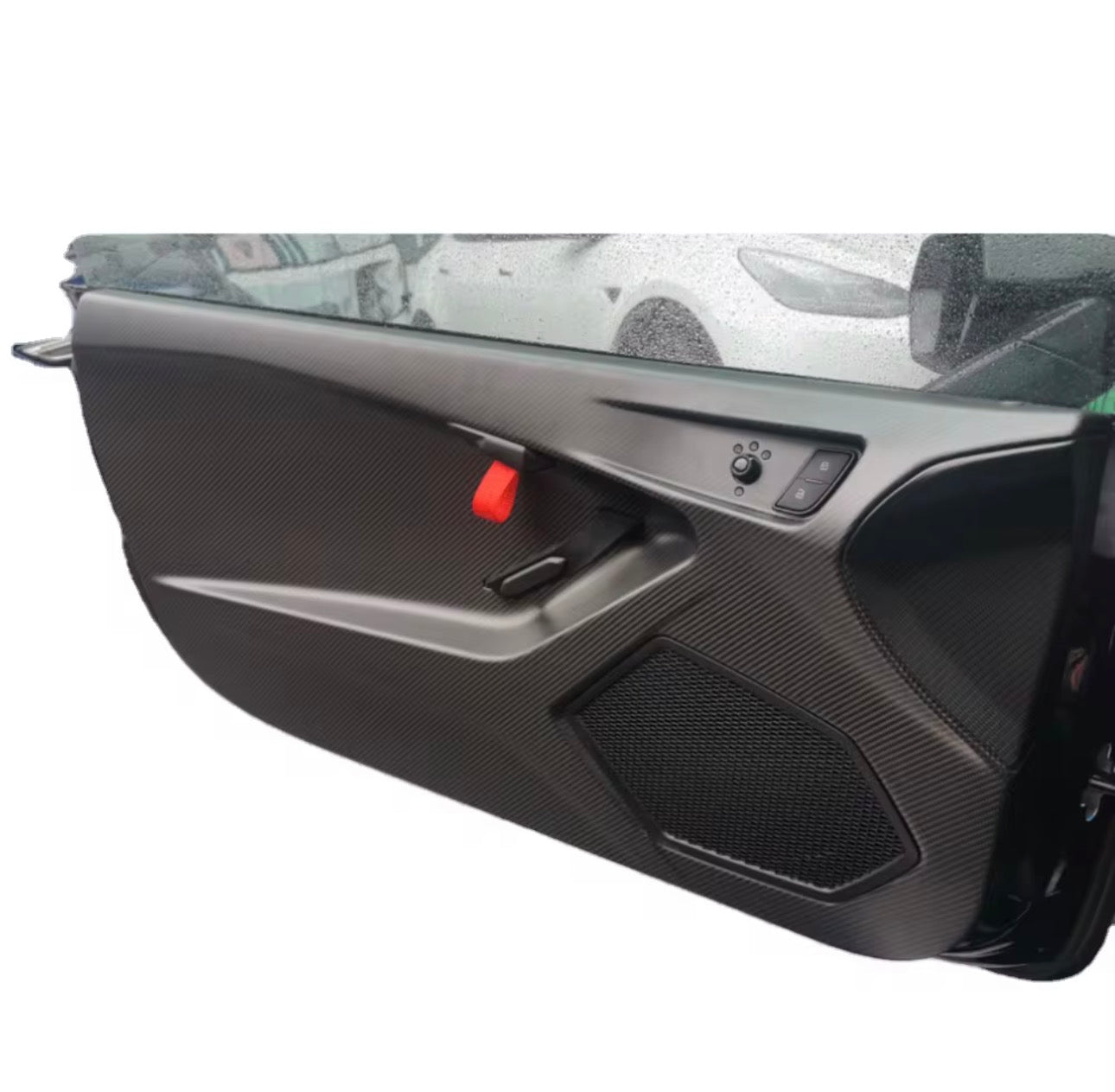 Lamborghini Huracán (Up to STO) – Full Matte Dry Carbon Fiber Inner Door Panels - photo 3 - Drvyn