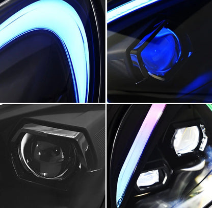 RGB C7 Style LED Headlights for Chevrolet Corvette C6 (2005–2013) - photo 5 - Drvyn