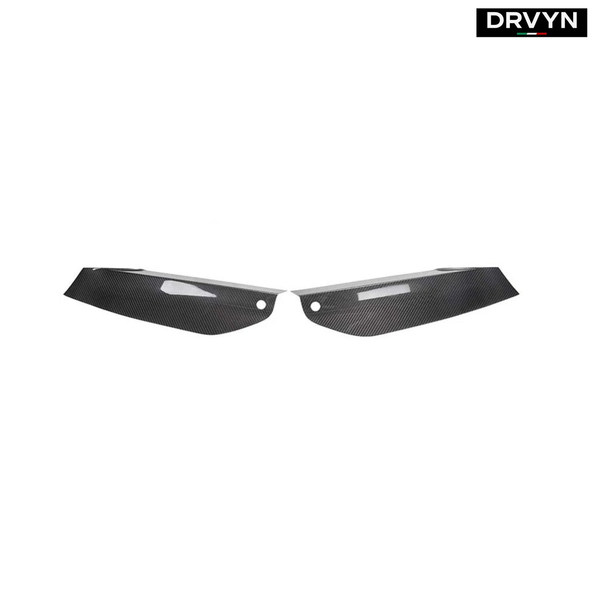 2021-2023 BMW F90 M5 LCI CARBON FIBER FRONT BUMPER UPPER AIR VENT COVER TRIM for Nissan Infiniti - Drvyn