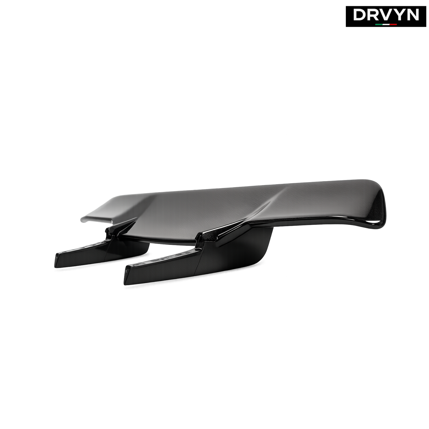 DRVYN Plain Weave Dry Carbon Fiber Rear Bumper Diffuser Spoiler - photo 2 - Drvyn