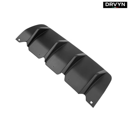 15-23 DODGE CHALLENGER LED MATTE BLACK REAR BUMPER DIFFUSER REPLACEMENT - photo 2 - Drvyn