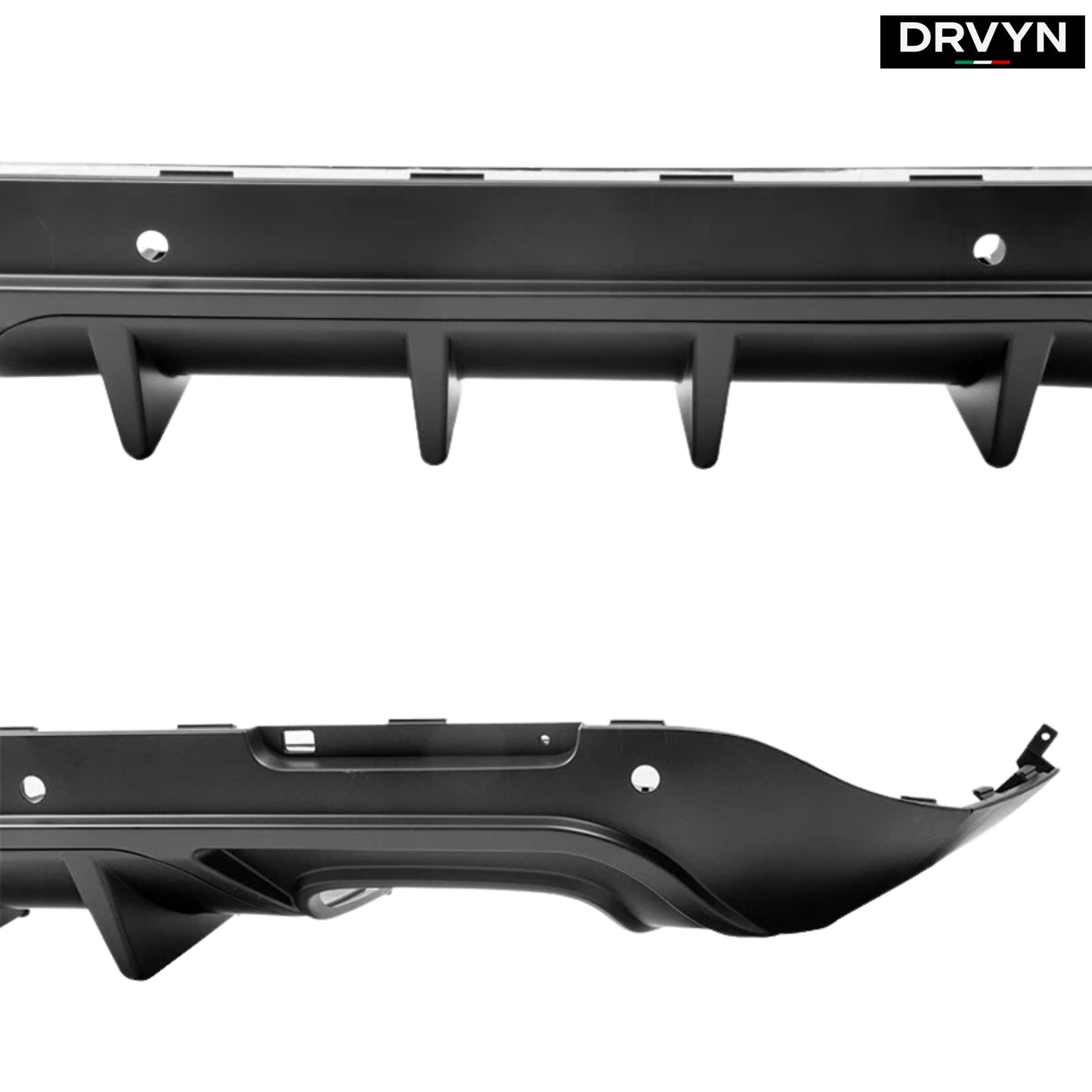 15-23 DODGE CHALLENGER LED MATTE BLACK REAR BUMPER DIFFUSER REPLACEMENT - photo 3 - Drvyn