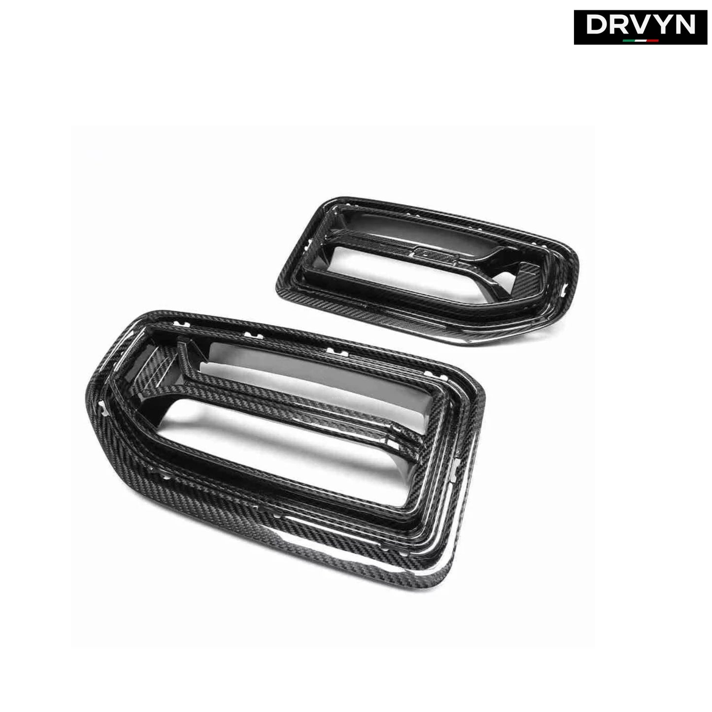 2023-25 BMW G87 M2 MP STYLE DRY CARBON FIBER FRONT NOSE KIDNEY GRILL GRILLE - photo 2 - Drvyn
