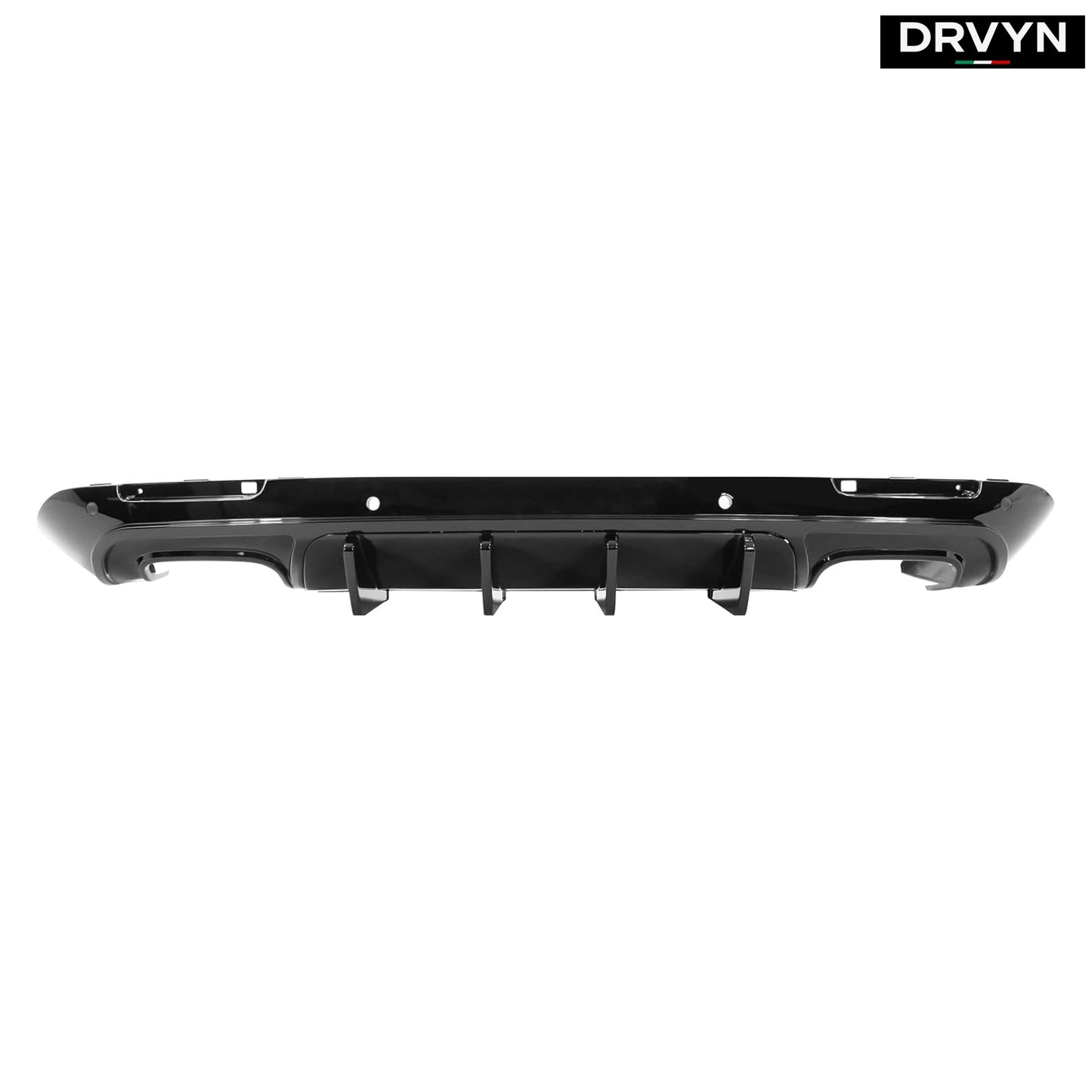 15-23 DODGE CHALLENGER  LED GLOSS BLACK REAR BUMPER DIFFUSER REPLACEMENT for Nissan Infiniti - Drvyn