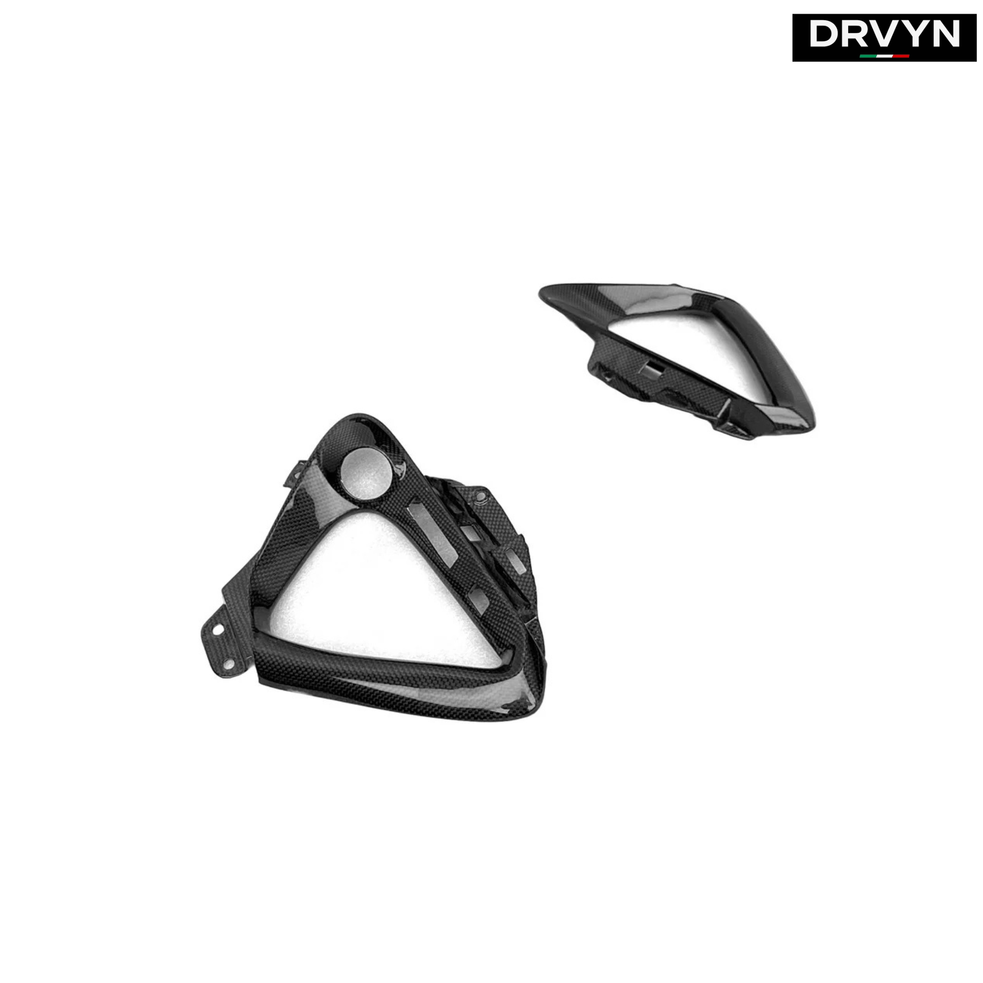 DRVYN OEM Style Original Parts Full Dry Carbon Fiber Interior Door Handle Trim Interior Kits for 2017-2020 Ferrari 812 Superfast - photo 3 - Drvyn