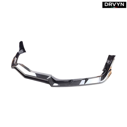 For 20-26 Corvette C8 Z51 Stingray Real Carbon Fiber Front Bumper Lip Splitter for Nissan Infiniti - Drvyn
