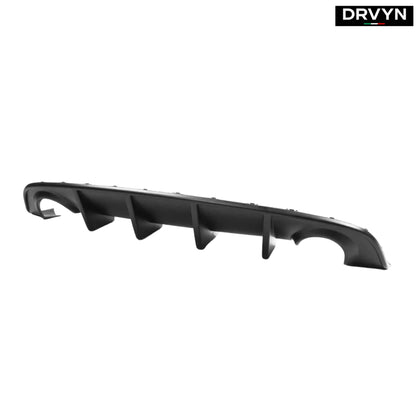 2015-2023 DODGE CHARGER SRT R/T SCAT PACK MATT BLACK REAR BUMPER DIFFUSER - photo 2 - Drvyn