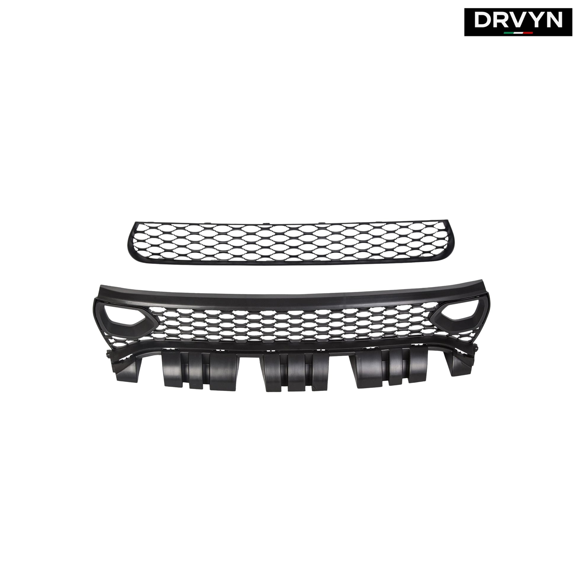 15-23 DODGE CHARGER RT SCAT PACK SRT DUAL SNORKEL FRONT UPPER + LOWER GRILLE (For: Dodge Charger) for Nissan Infiniti - Drvyn