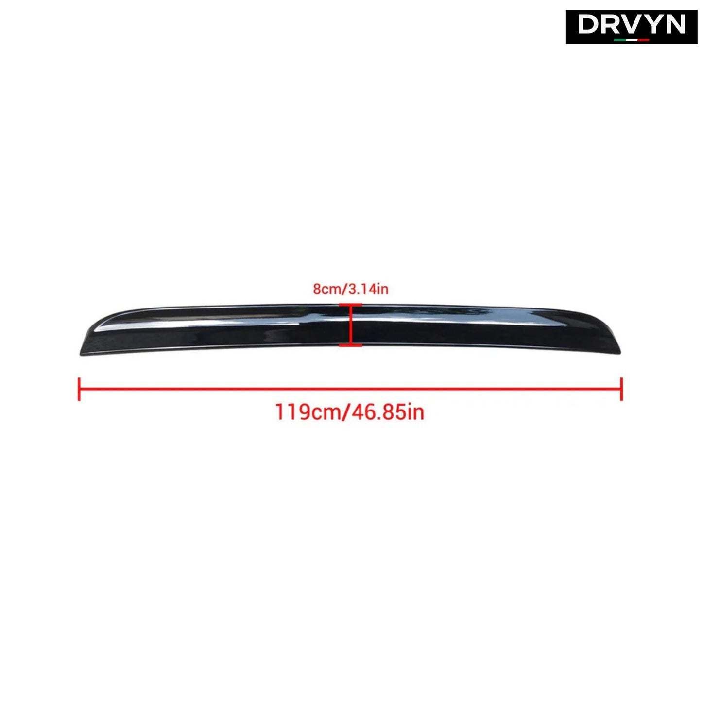 2011-23 DODGE CHARGER SRT SCAT DUCKBILL GLOSS BLACK REAR WINDOW ROOF SPOILER - photo 2 - Drvyn