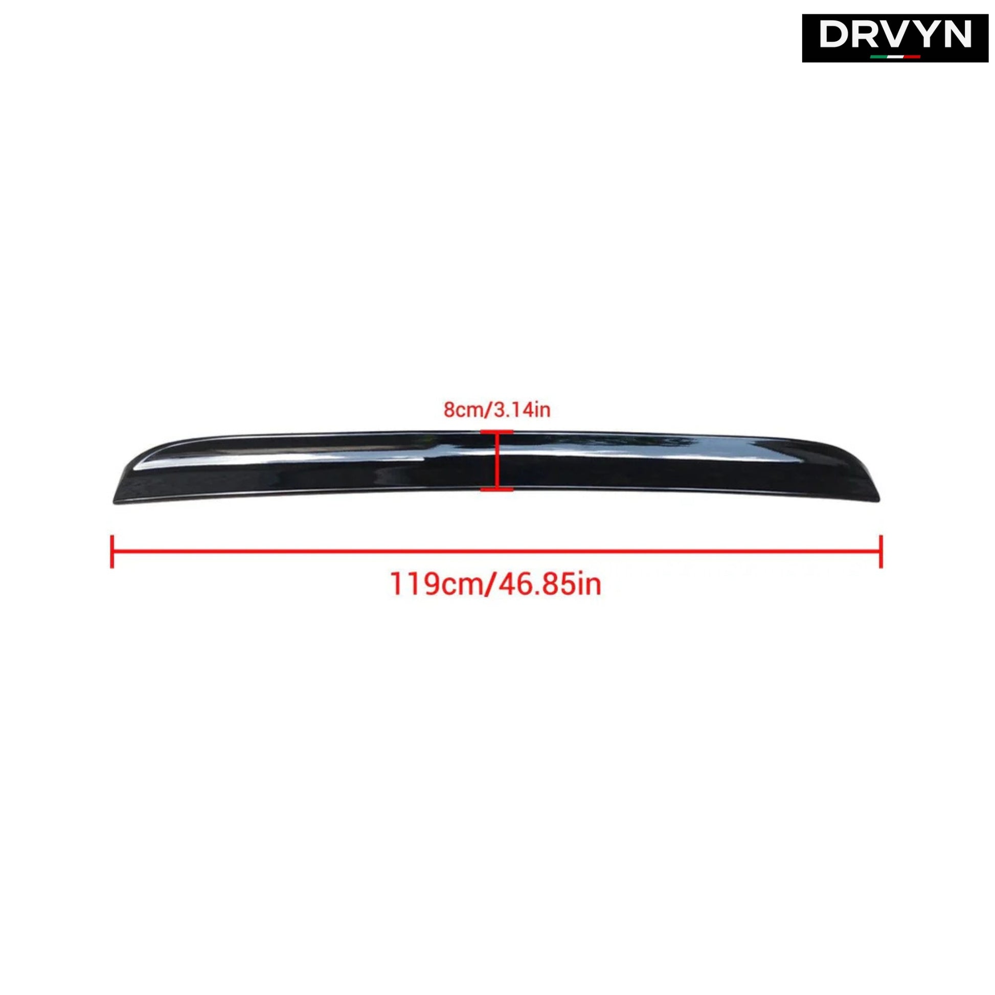 2011-23 DODGE CHARGER SRT SCAT DUCKBILL GLOSS BLACK REAR WINDOW ROOF SPOILER - photo 2 - Drvyn