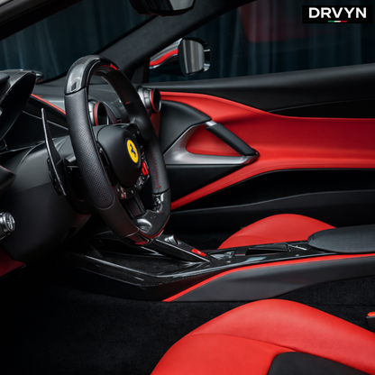 DRVYN Dry Carbon Fiber Shift Paddle for Ferrari 812 Superfast GTS Steering Wheel Interiors Kit - photo 3 - Drvyn