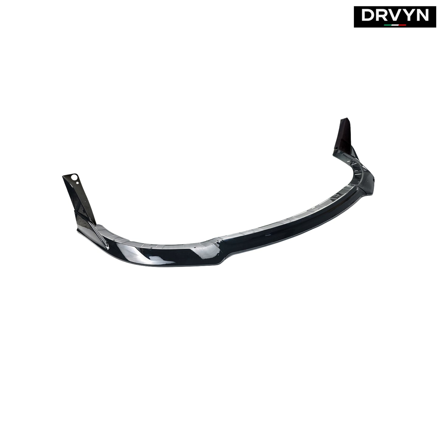20-23 DODGE CHARGER SRT WIDEBODY H STYLE WINGLET MATTE BLK FRONT BUMPER LIP - photo 2 - Drvyn