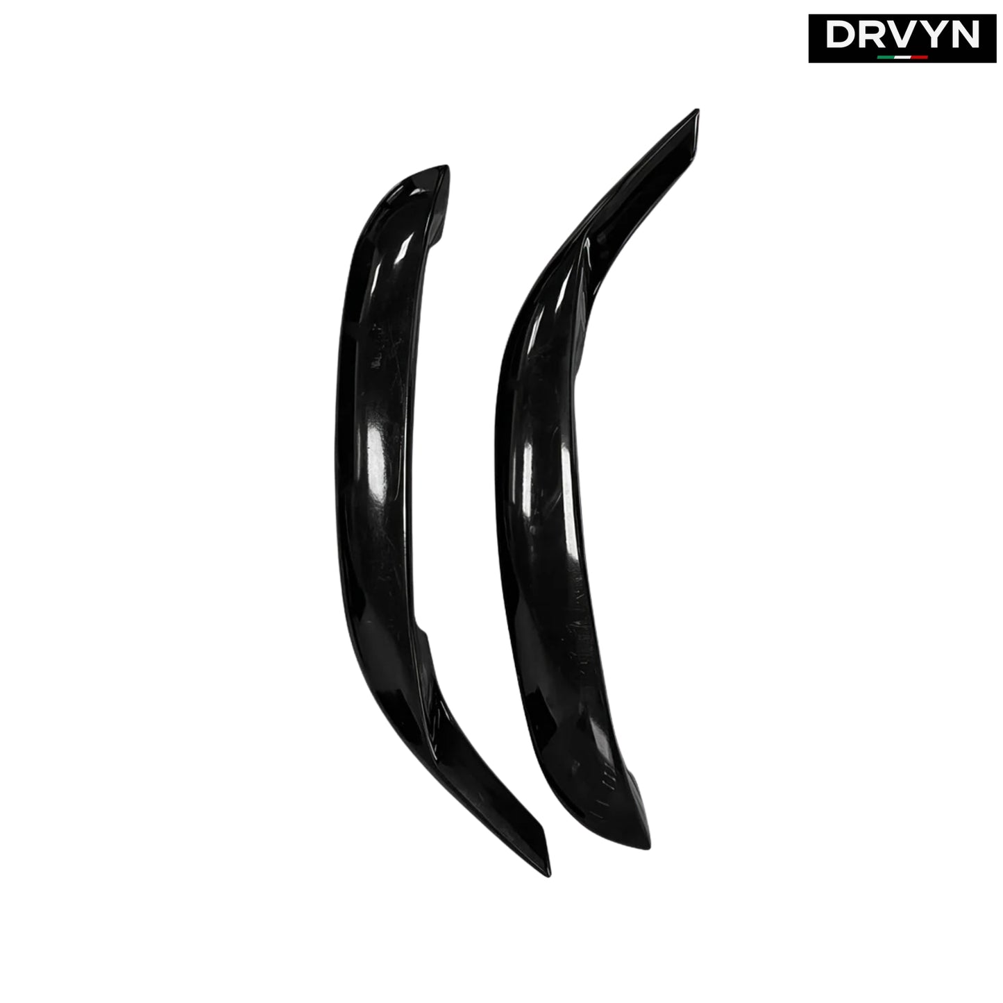 2015-2023 DODGE CHARGER GLOSS BLACK ADD-ON FRONT DOOR SIDE SCOOP VENT COVERS for Nissan Infiniti - Drvyn