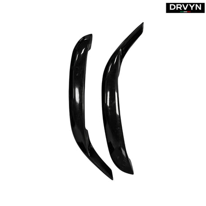 2015-2023 DODGE CHARGER GLOSS BLACK ADD-ON FRONT DOOR SIDE SCOOP VENT COVERS for Nissan Infiniti - Drvyn