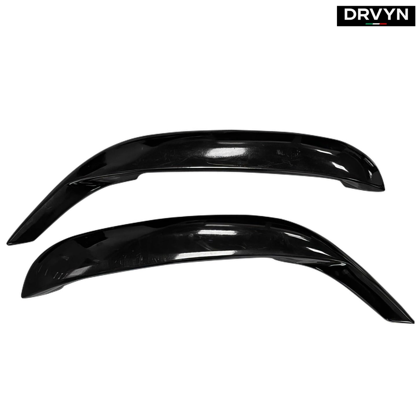 2015-2023 DODGE CHARGER GLOSS BLACK ADD-ON FRONT DOOR SIDE SCOOP VENT COVERS - photo 2 - Drvyn