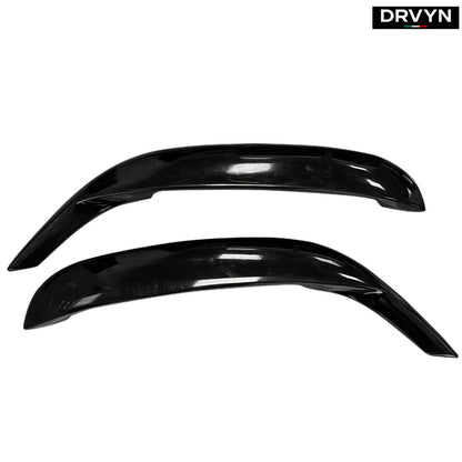 2015-2023 DODGE CHARGER GLOSS BLACK ADD-ON FRONT DOOR SIDE SCOOP VENT COVERS - photo 2 - Drvyn