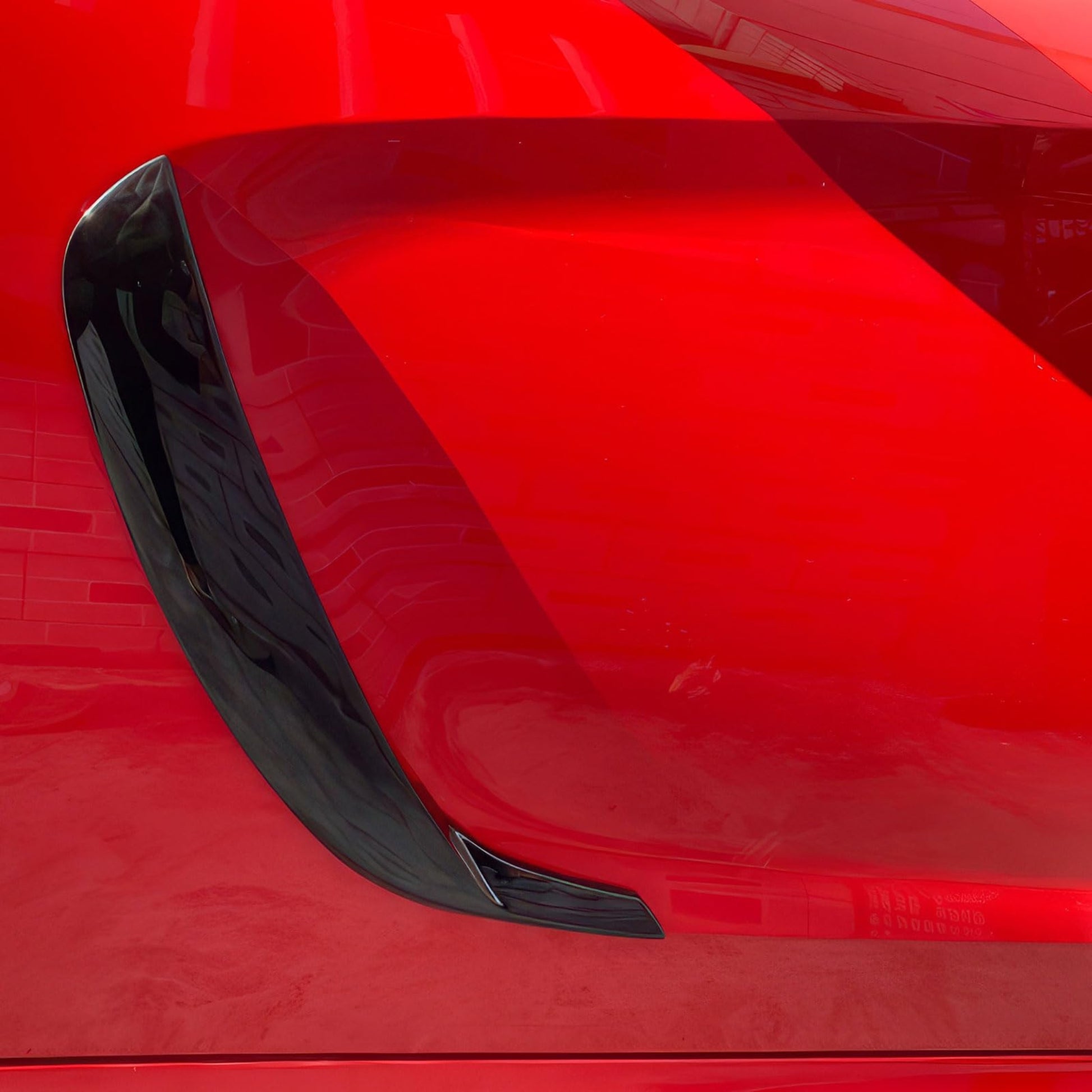 2015-2023 DODGE CHARGER GLOSS BLACK ADD-ON FRONT DOOR SIDE SCOOP VENT COVERS - photo 3 - Drvyn