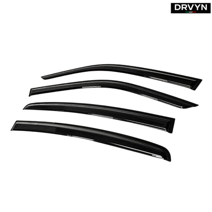 2011-2023 DODGE CHARGER PREMIUM AERO BLACK WINDOW VISOR RAIN GUARD DEFLECTOR for Nissan Infiniti - Drvyn
