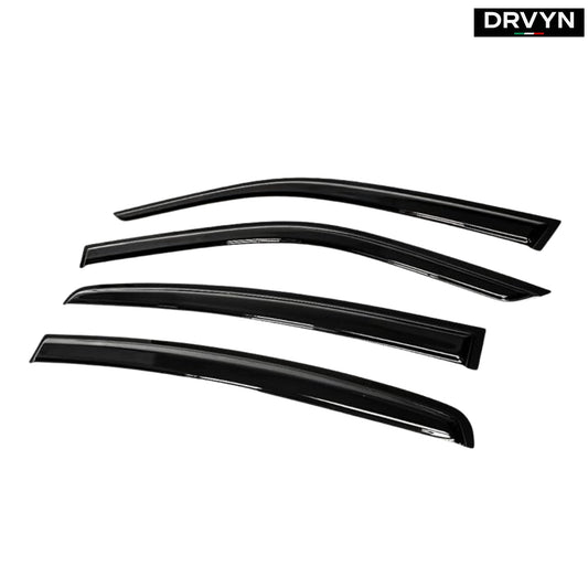 2011-2023 DODGE CHARGER PREMIUM AERO BLACK WINDOW VISOR RAIN GUARD DEFLECTOR for Nissan Infiniti - Drvyn