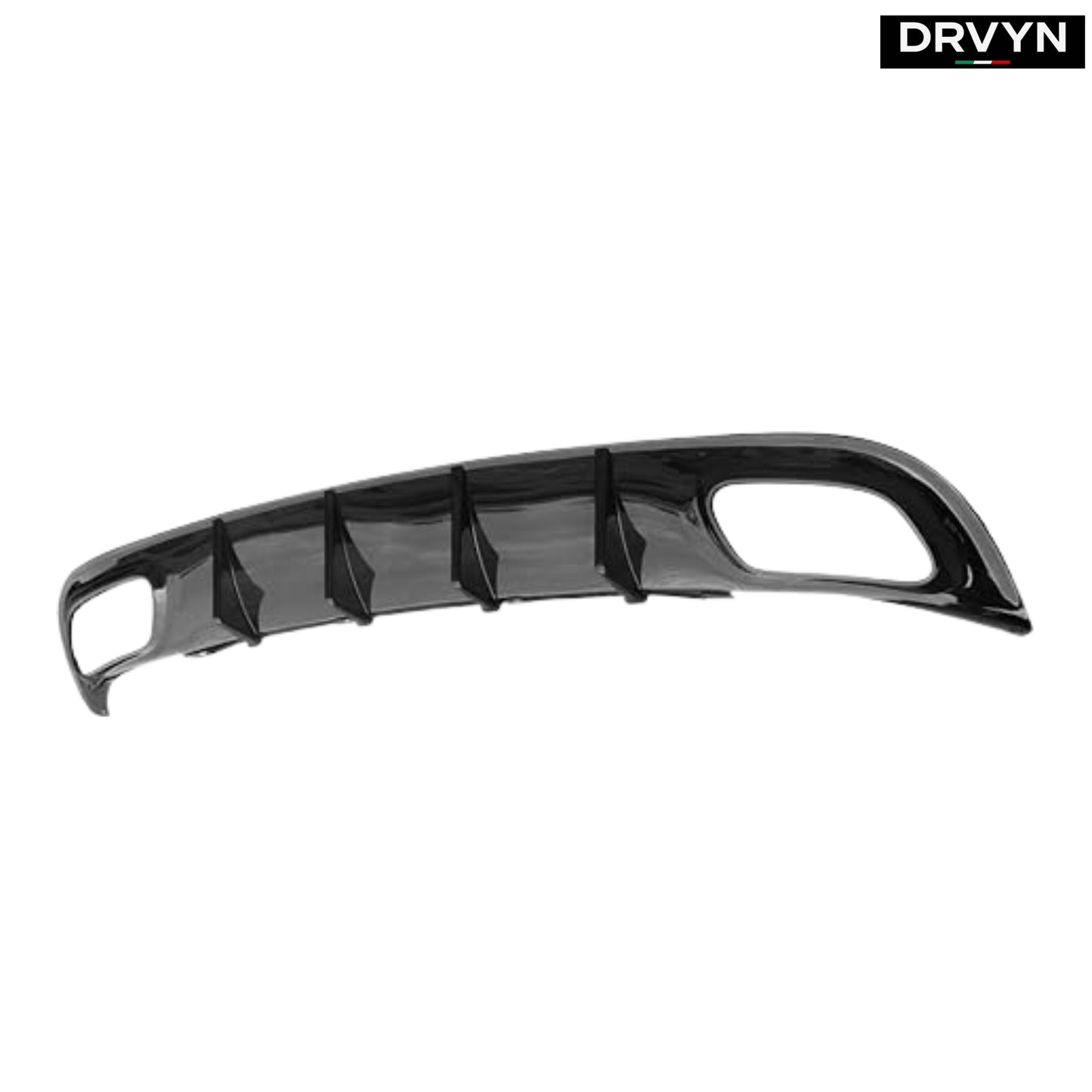 2015-2023 DODGE CHARGER SXT SE GLOSSY BLACK SHARK FIN REAR BUMPER DIFFUSER - photo 2 - Drvyn