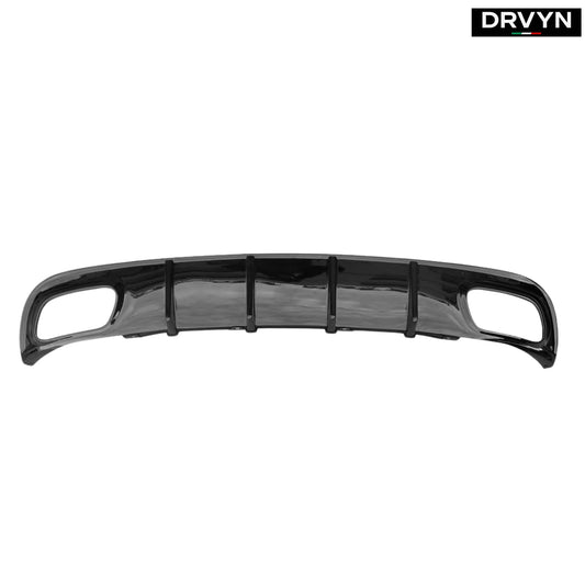 2015-2023 DODGE CHARGER SXT SE GLOSSY BLACK SHARK FIN REAR BUMPER DIFFUSER for Nissan Infiniti - Drvyn