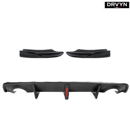 20-23 DODGE CHARGER WIDEBODY LED REAR BUMPER DIFFUSER + SIDE EXTENSION SPAT for Nissan Infiniti - Drvyn