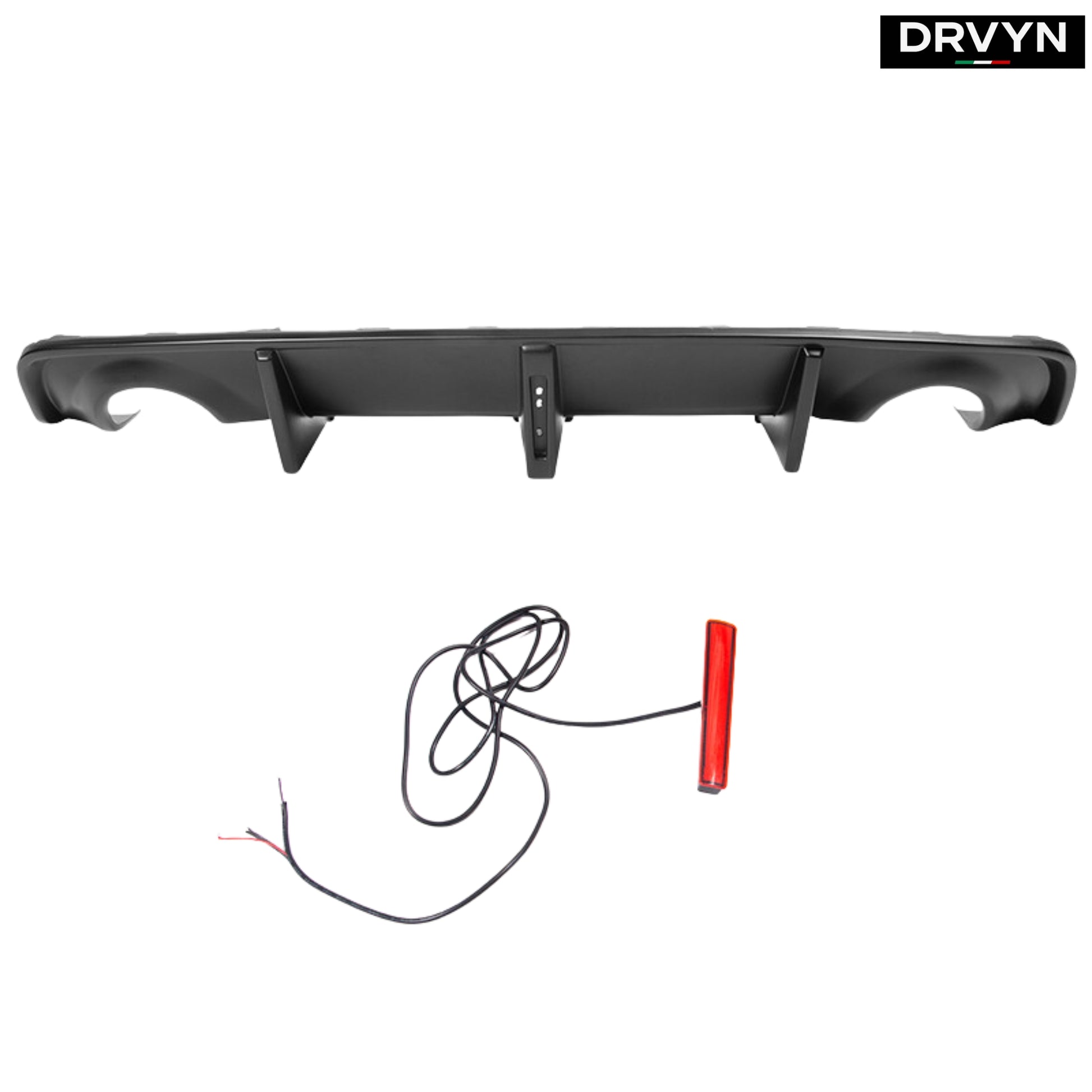 20-23 DODGE CHARGER WIDEBODY LED REAR BUMPER DIFFUSER + SIDE EXTENSION SPAT - photo 2 - Drvyn
