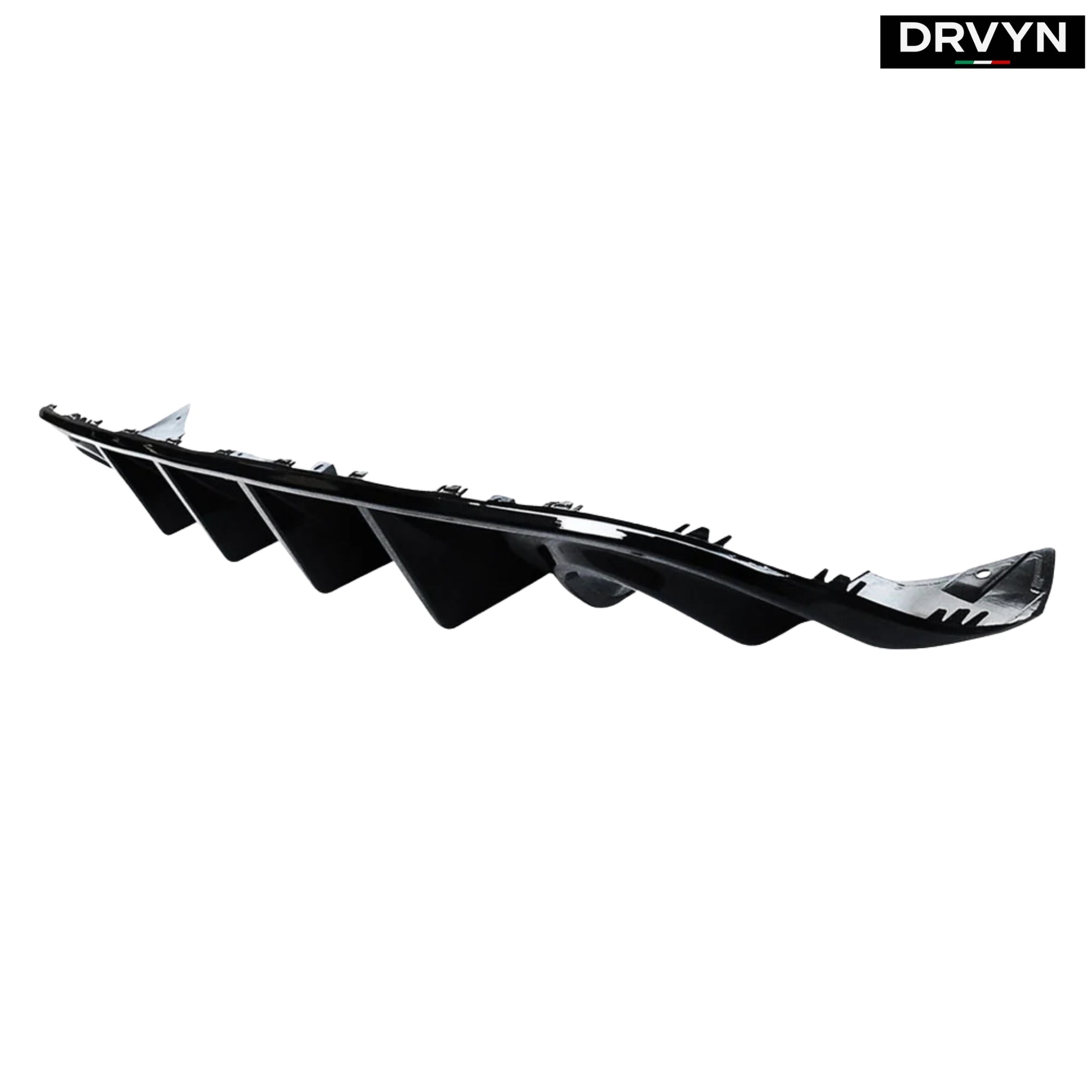 2015-2023 DODGE CHARGER SRT R/T SCAT PACK GLOSSY BLACK REAR BUMPER DIFFUSER - photo 2 - Drvyn