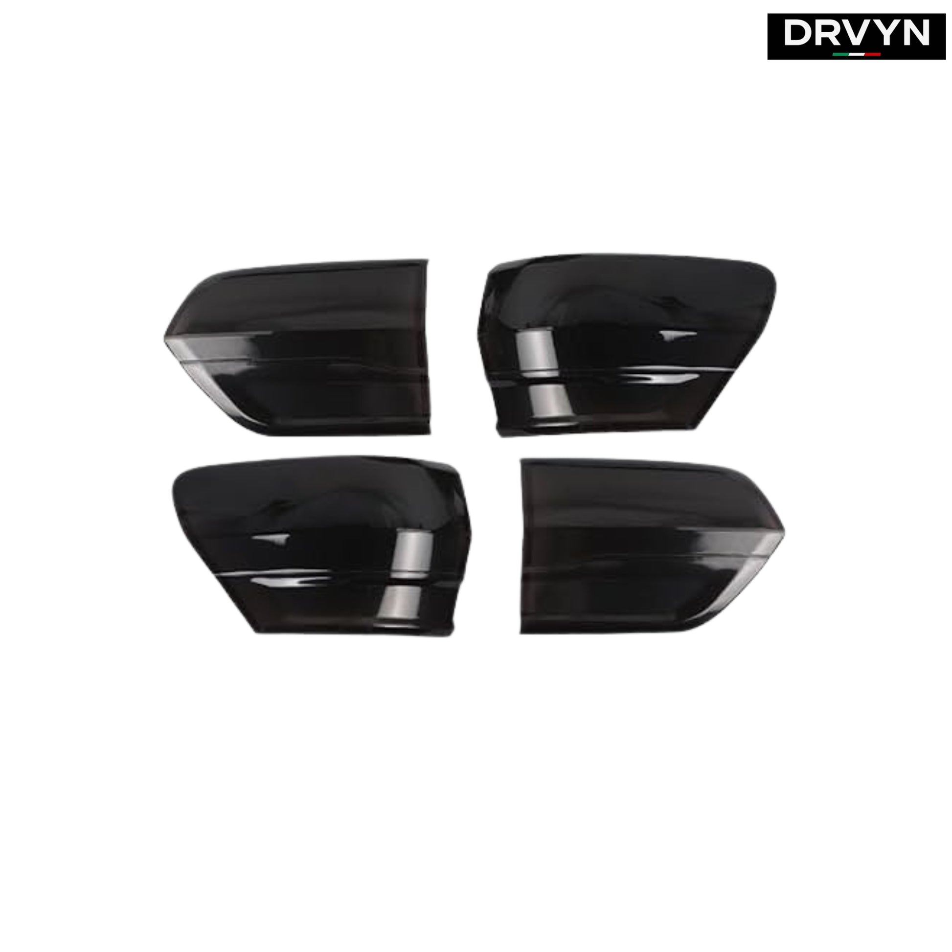 Jeep Grand Cherokee 14-20 Smoked Black Rear Taillight Accessories Cover Trim for Nissan Infiniti - Drvyn