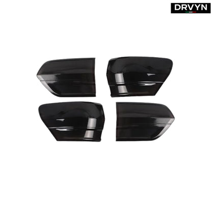 Jeep Grand Cherokee 14-20 Smoked Black Rear Taillight Accessories Cover Trim for Nissan Infiniti - Drvyn