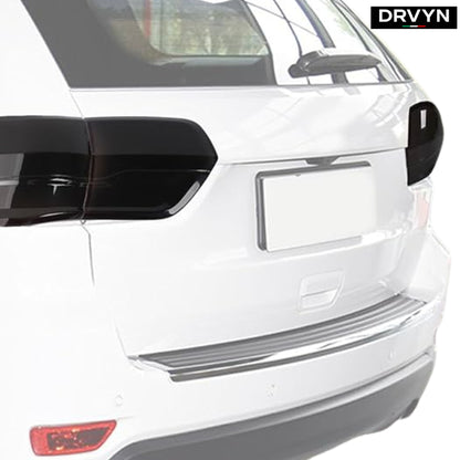 Jeep Grand Cherokee 14-20 Smoked Black Rear Taillight Accessories Cover Trim - photo 3 - Drvyn