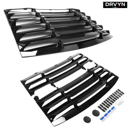 11-23 CHARGER R/T SRT HELLCAT 2PC STYLE REAR WINDOW WINDSHIELD LOUVER COVER for Nissan Infiniti - Drvyn