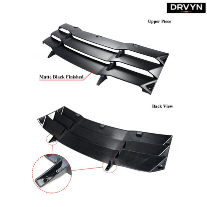 11-23 CHARGER R/T SRT HELLCAT 2PC STYLE REAR WINDOW WINDSHIELD LOUVER COVER - photo 2 - Drvyn