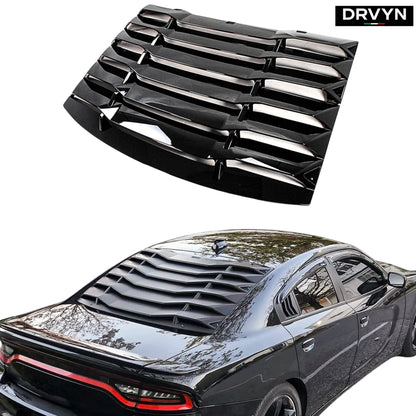 11-23 CHARGER R/T SRT HELLCAT 2PC STYLE REAR WINDOW WINDSHIELD LOUVER COVER - photo 3 - Drvyn