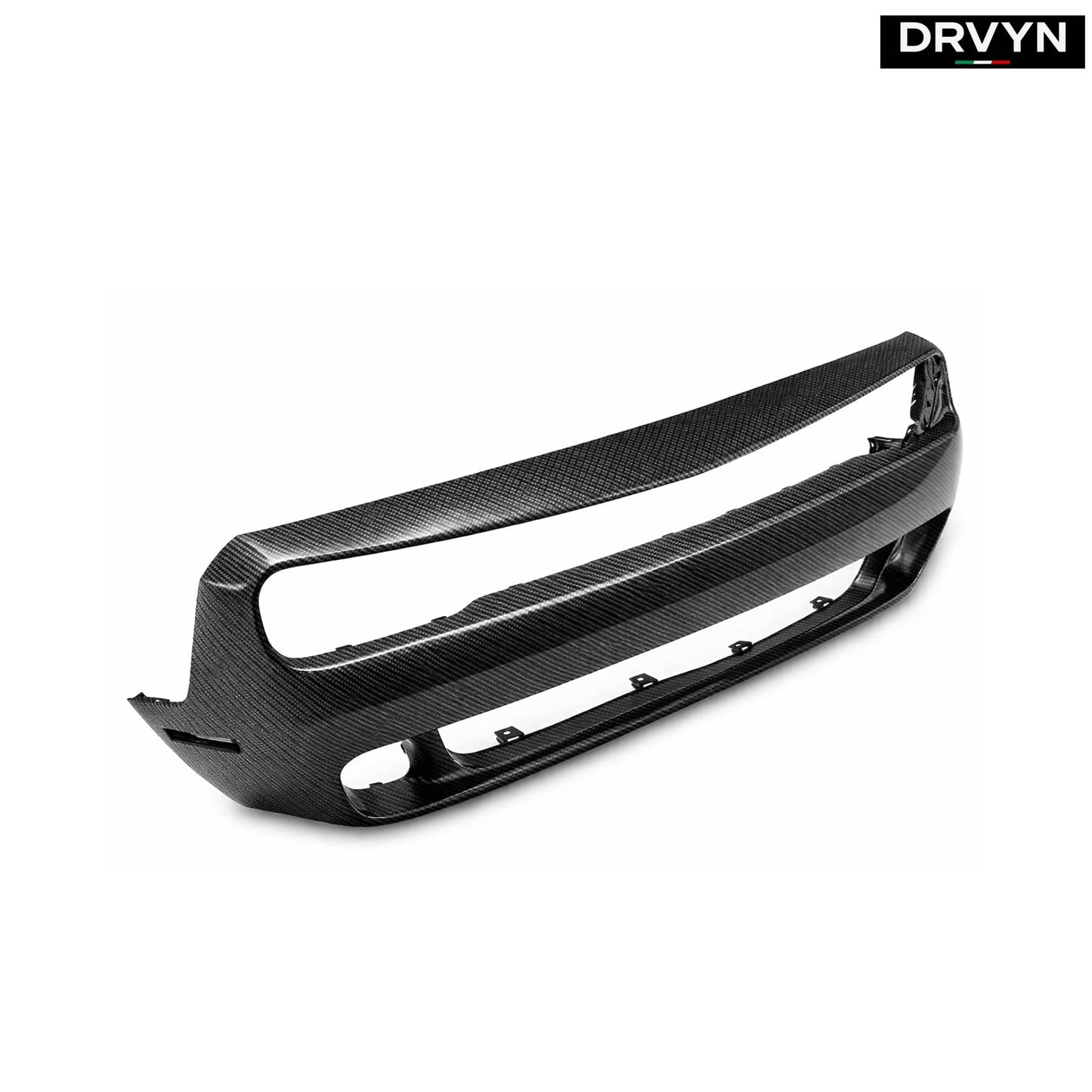 CHALLENGER HELLCAT STYLE CARBON FIBER FRONT BUMPER FOR DODGE CHALLENGER - photo 2 - Drvyn