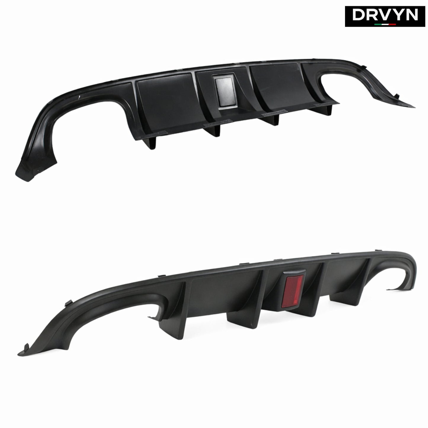 15-2023 DODGE CHARGER SRT R/T SCAT PACK QUAD TIP REAR DIFFUSER RED REFLECTOR - photo 2 - Drvyn
