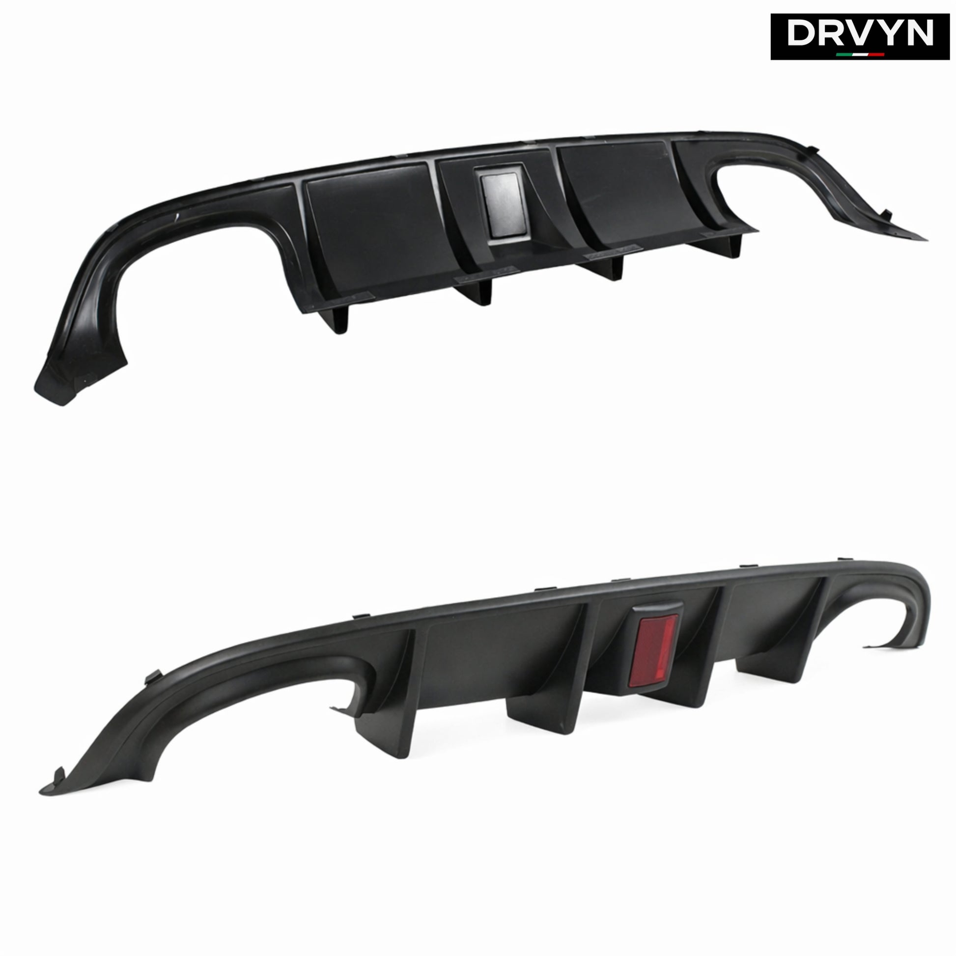 15-2023 DODGE CHARGER SRT R/T SCAT PACK QUAD TIP REAR DIFFUSER RED REFLECTOR - photo 2 - Drvyn