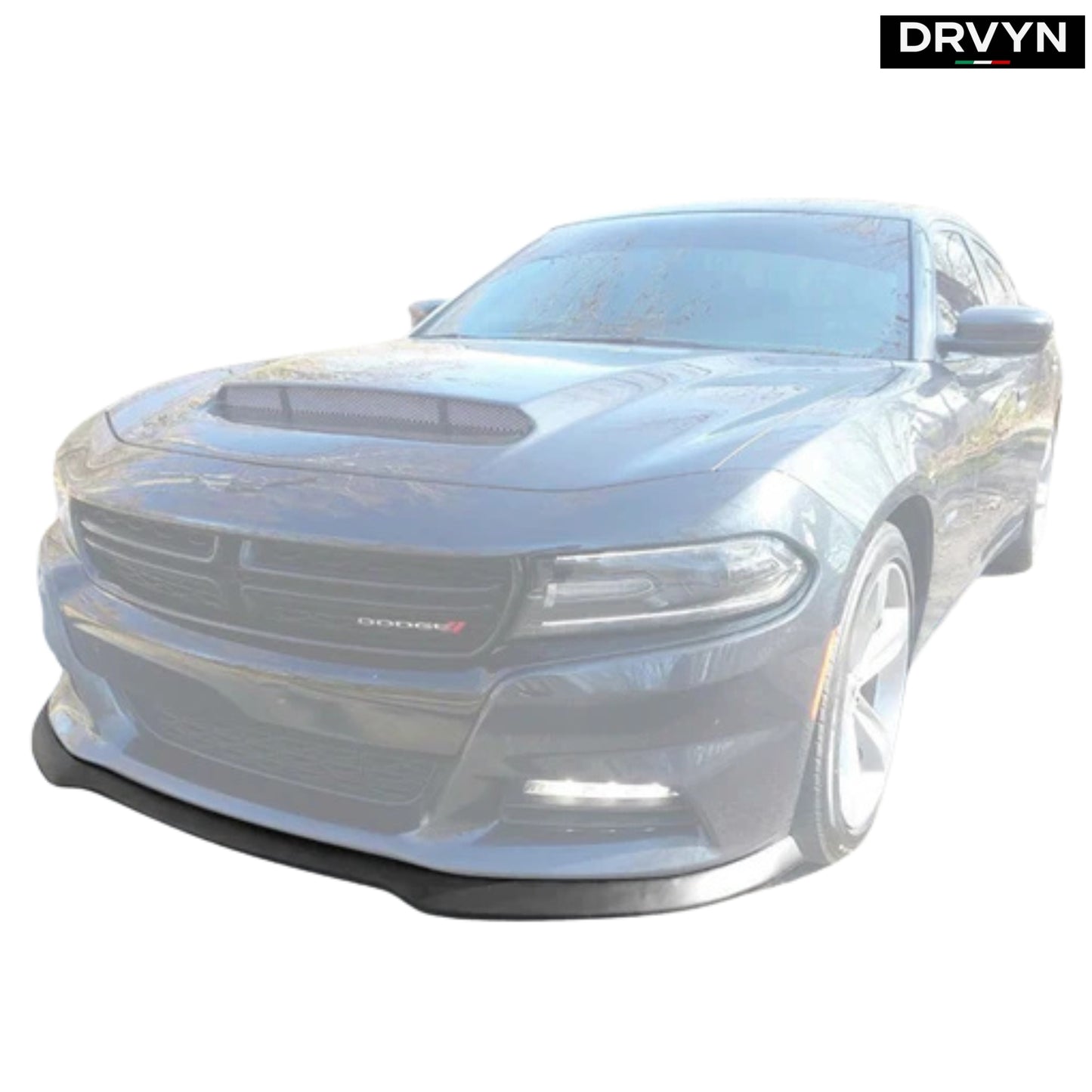 15-23 DODGE CHARGER R/T SXT BASE GT STYLE FRONT BUMPER LIP SPOILER SPLITTER - photo 4 - Drvyn