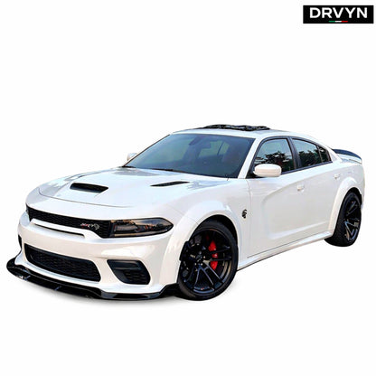 2020-2023 DODGE CHARGER SRT WIDEBODY DOUBLE DECK FRONT BUMPER LIP SPLITTER - photo 3 - Drvyn