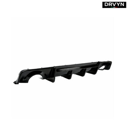 20-2023 DODGE CHARGER SRT WIDEBODY H STYLE GLOSS BLACK REAR BUMPER DIFFUSER for Nissan Infiniti - Drvyn