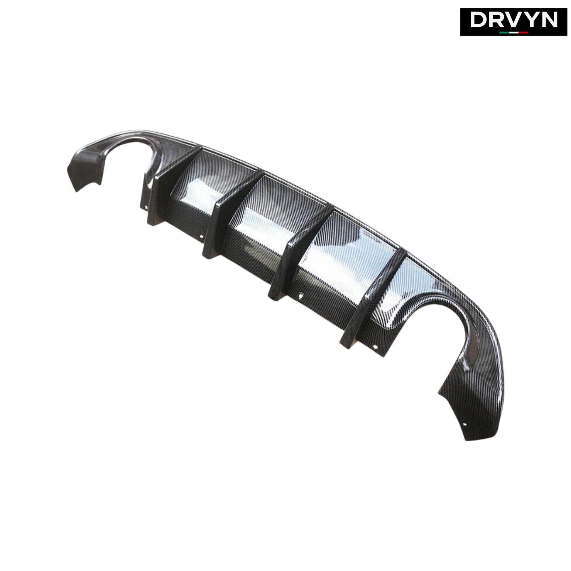 15-23 Dodge Charger SRT R/T Scat Pack Carbon Fiber Look Rear Bumper Diffuser for Nissan Infiniti - Drvyn