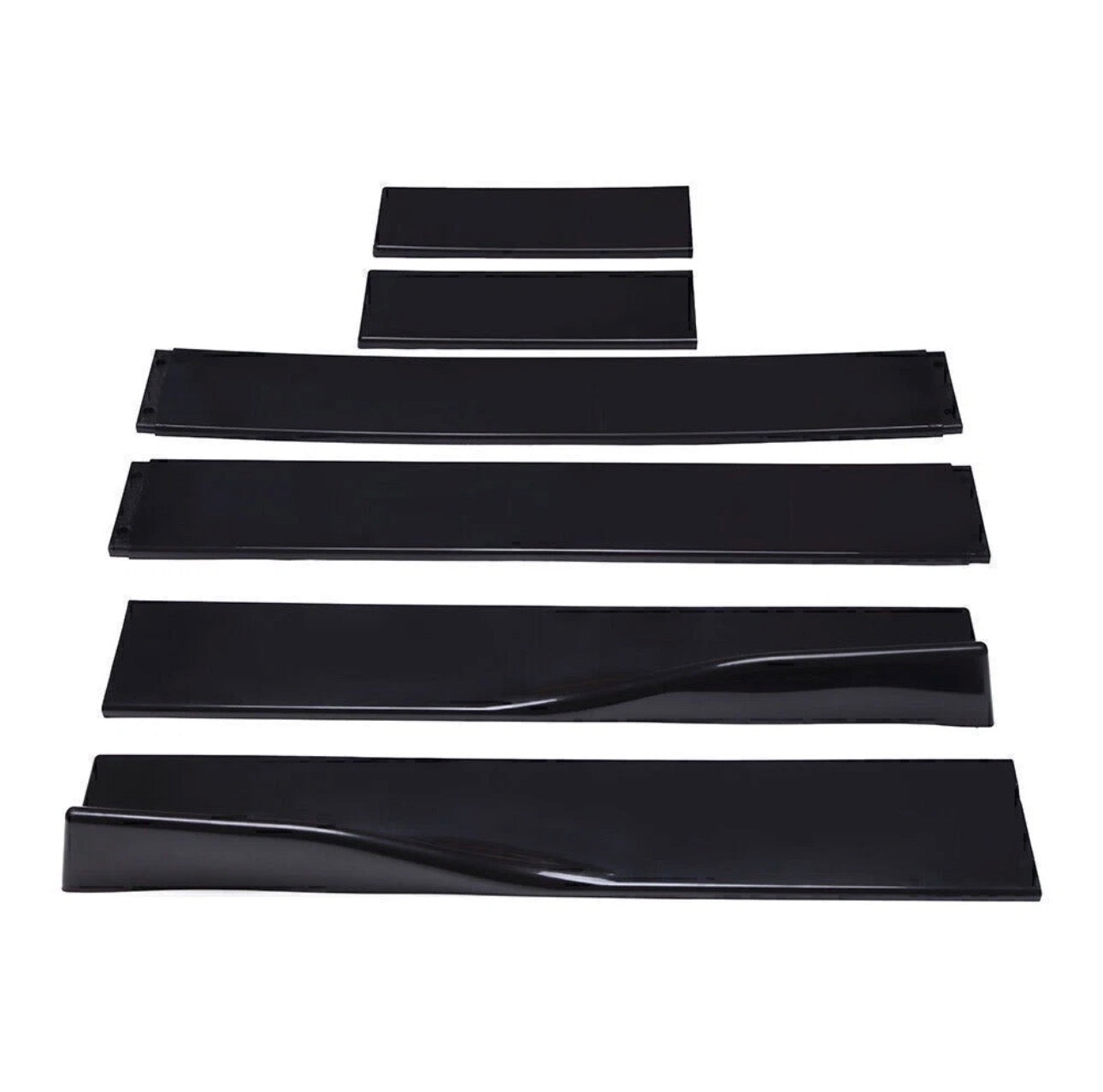 Corvette C6 (2005–2013) Front Bumper Lip + Side Skirts – Gloss Black - photo 2 - Drvyn
