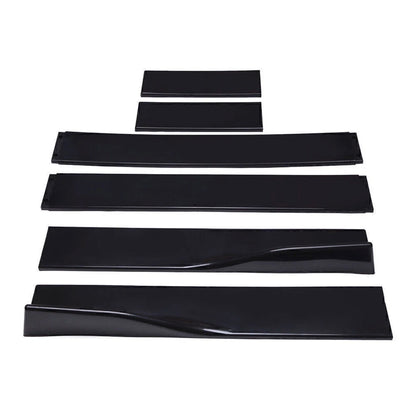Corvette C6 (2005–2013) Front Bumper Lip + Side Skirts – Gloss Black - photo 2 - Drvyn
