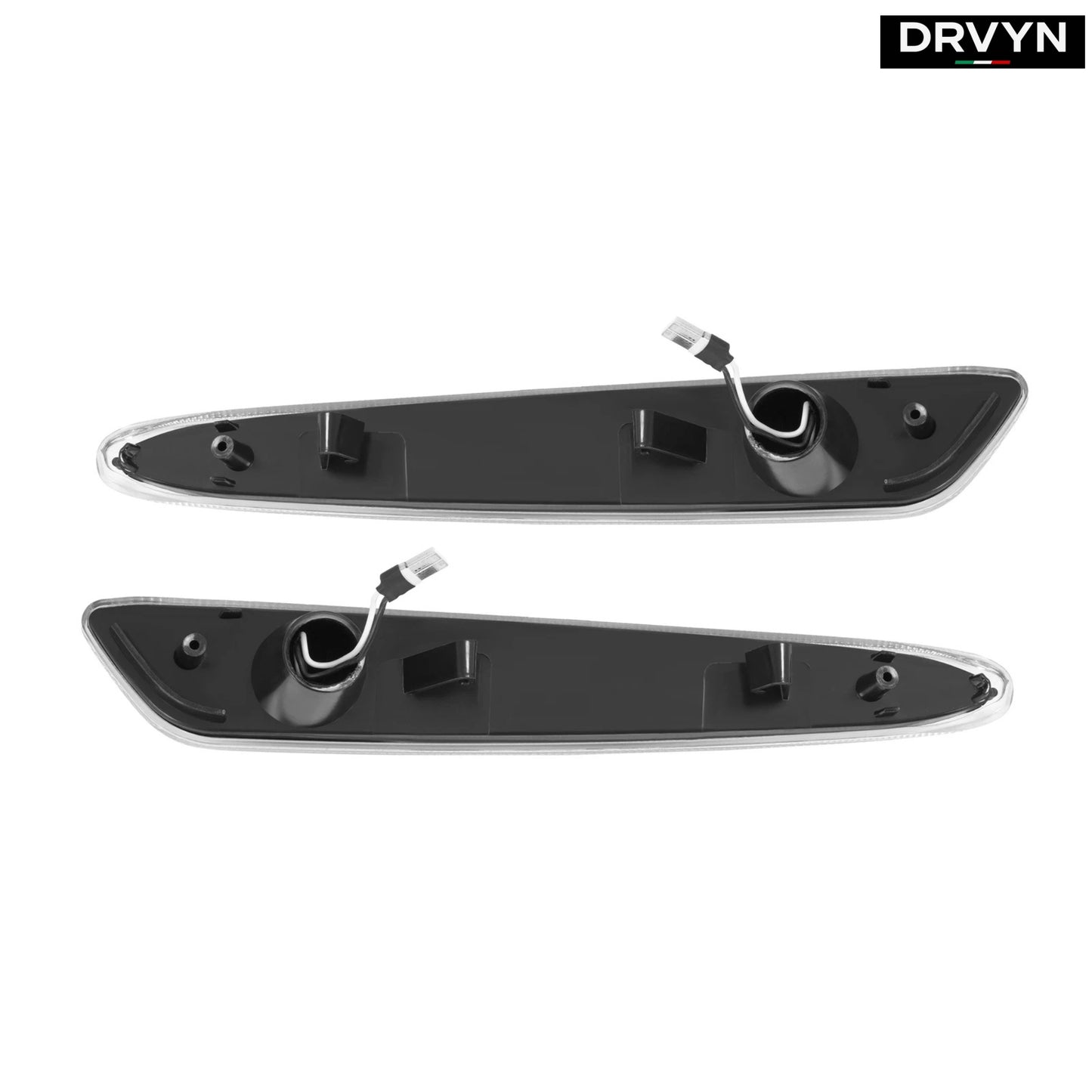 DRVYN Chevy Corvette C6 2005-2013 Clear Lens LED Front & Rear Side Marker Lights - photo 2 - Drvyn