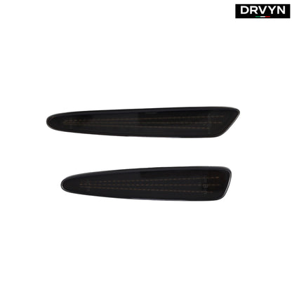 DRVYN 2005-2013 Chevy Corvette C6 Front Rear Sequential LED Side Marker Light Lamp for Nissan Infiniti - Drvyn