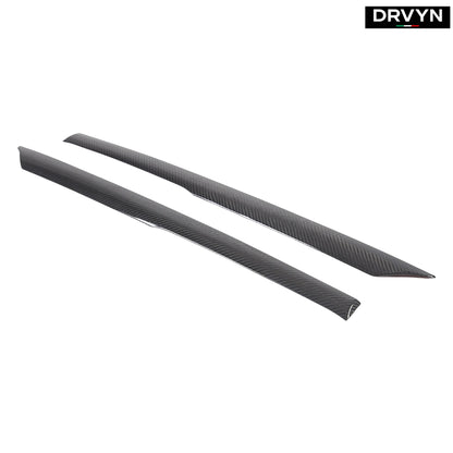 DRVYN Real Carbon Fiber Exterior Windshield A-Pillar Trim For Corvette C6 05-13 US for Nissan Infiniti - Drvyn