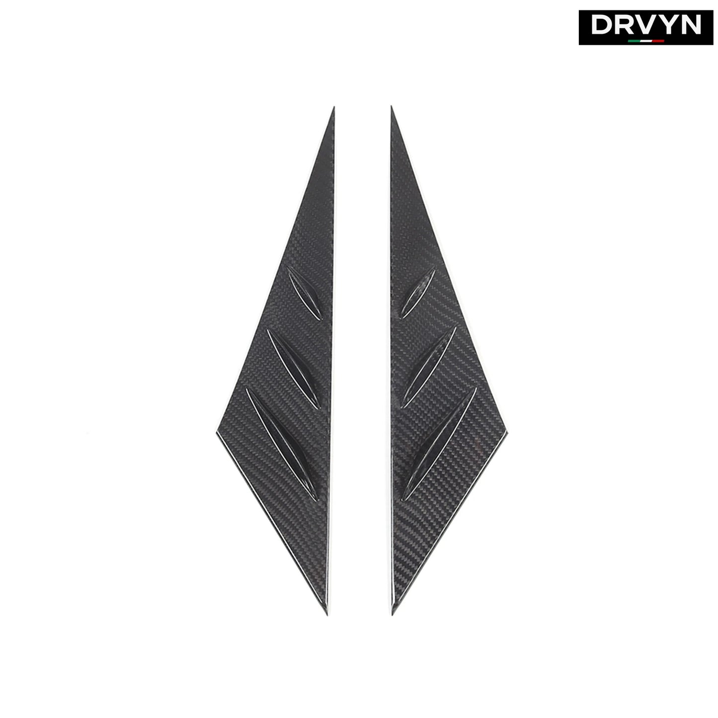 DRVYN Real Carbon Fiber Window Triangle A-Pillar Cover Trim For Corvette C6 2005-13 - photo 2 - Drvyn